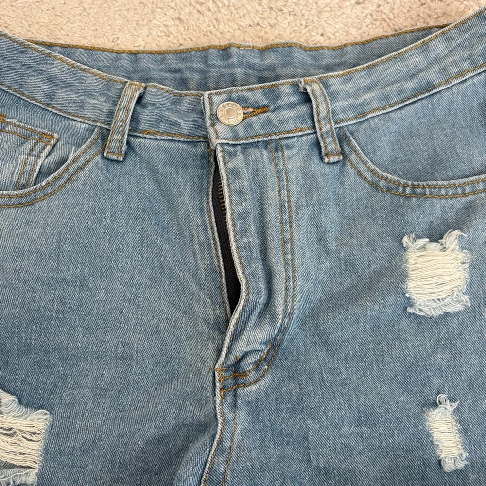 SHEIN Denim Distressed Women Shorts